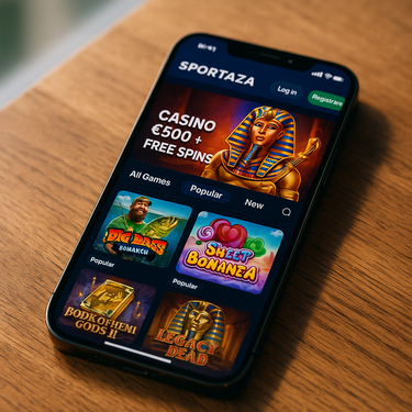 Sportaza - Mobile Platform Interface - Responsive Gaming